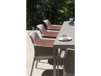 Arredo Giardino Nardi Tavolo rio 210 e 8 sedie net relax A PREZZI OUTLET