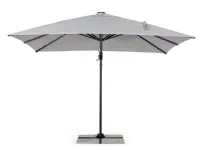Bizzotto Ombrellone ines 3x3 grigio chiaro: arredo giardino in offerta