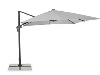 Bizzotto Ombrellone ines 3x3 grigio chiaro: arredo giardino in offerta