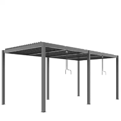 Arredo giardino Pergola alluminio bioclimatica 7,84 Outlet etnico a prezzo ribassato