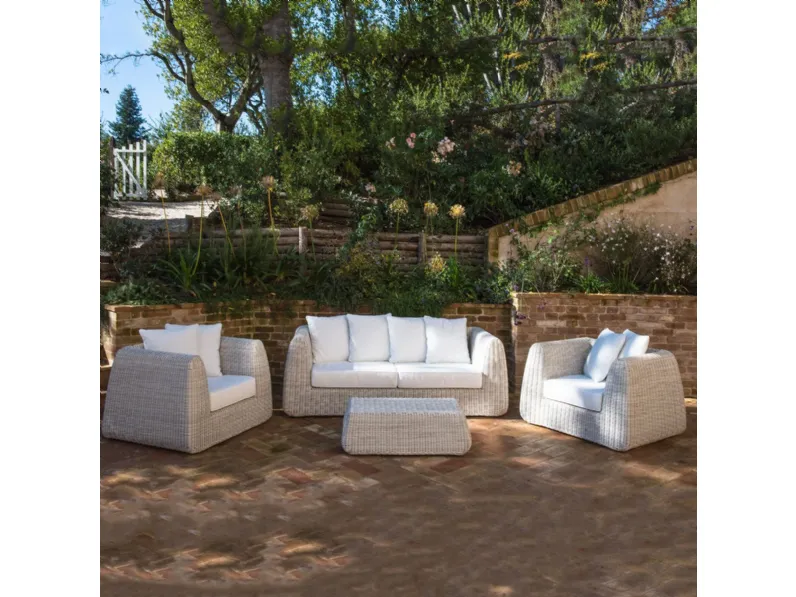 Salotto cactus white Outlet etnico: Arredo Giardino in offerta