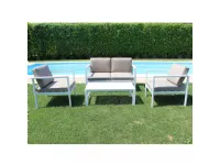 Arredo giardino Set salotto avana 2 posti Outlet etnico a prezzo ribassato