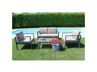 Arredo giardino Set salotto avana 2 posti Outlet etnico a prezzo ribassato
