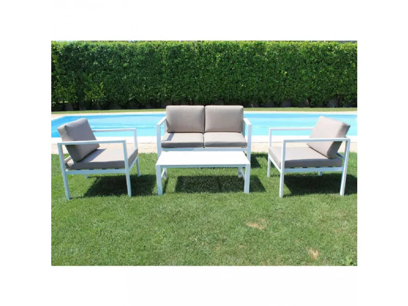 Arredo giardino Set salotto avana 2 posti Outlet etnico a prezzo ribassato