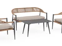 Set4 salotto jandia Outlet etnico: arredo giardino a prezzo Outlet
