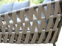 Arredo giardino Salotto gardenia 4 posti antracite cosma Cosma outdoor living a prezzo ribassato