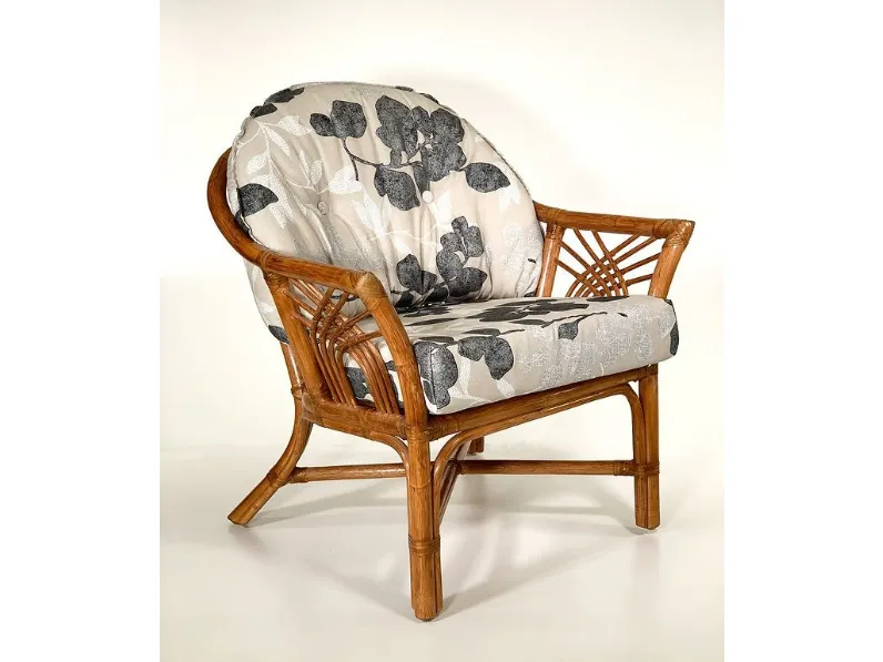 Arredo Giardino Salotto leonardo rattan miele - Bortoli OFFERTA OUTLET