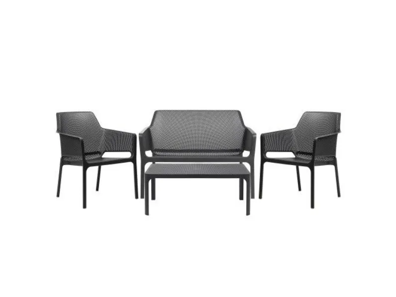 Arredo giardino Nardi Salotto net relax antracite A PREZZI OUTLET