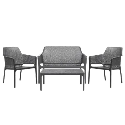 Arredo giardino Nardi Salotto net relax antracite A PREZZI OUTLET