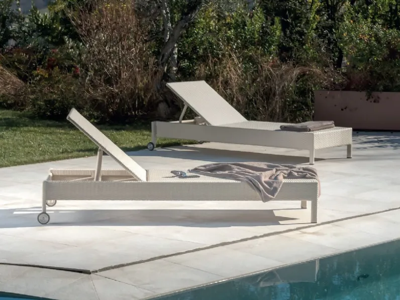 Arredo giardino Sdrai da esterno con ruote  Md work OFFERTA OUTLET - 40%