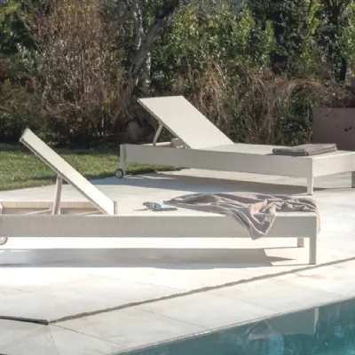 Arredo giardino Sdrai da esterno con ruote  Md work OFFERTA OUTLET - 40%