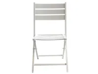 Arredo Giardino Cosma outdoor living Sedia alabama pieghevole bianca a prezzo scontato