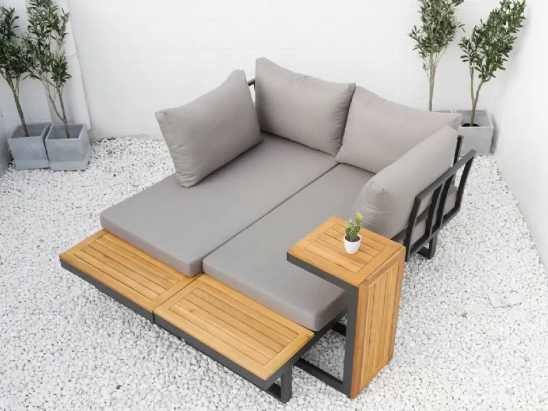 Outlet Etnico per arredare Giardino con Set Modulare Ellias.