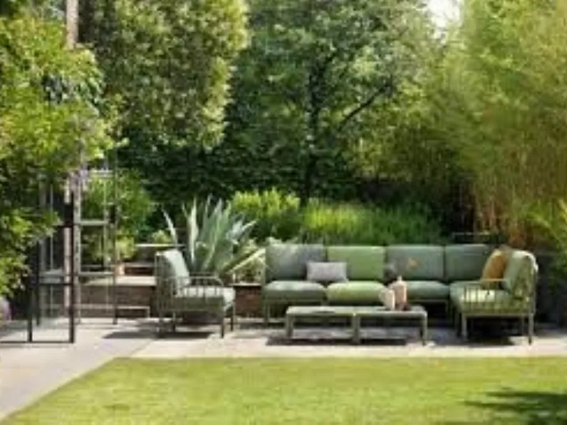 Arredo giardino Nardi Set salotto komodo 5 con poltrona a prezzo ribassato