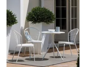 Vermobil Set tavolo rick    80 bianco con 2 sedie smooth: Arredo Giardino in offerta