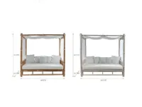 Arredo Giardino Sofa milos gazebo spiaggia Outlet etnico a prezzo scontato