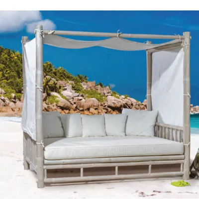 Arredo Giardino Sofa milos gazebo spiaggia Outlet etnico a prezzo scontato