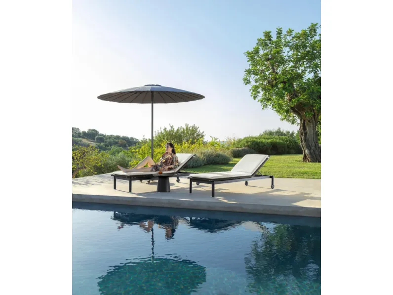 Arredo giardino Ombrellone ermes con pouf Talenti a prezzo scontato