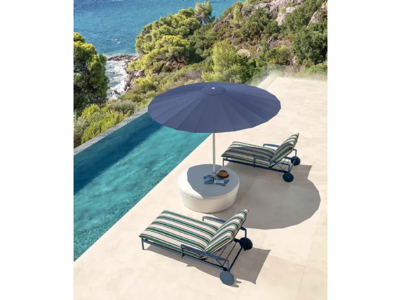 Arredo giardino Ombrellone ermes con pouf Talenti a prezzo scontato