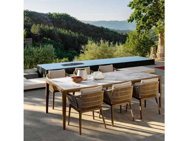 Tavolo cruise teak 240 x 110  Talenti Arredo Giardino IN OFFERTA  