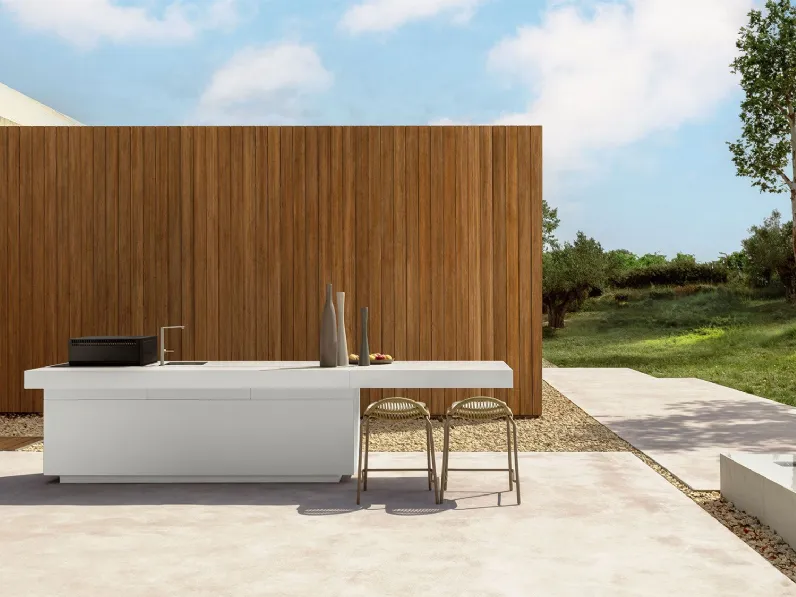 Arredo Giardino Talenti Tikal bianca penisola 3 moduli  con un ribasso esclusivo