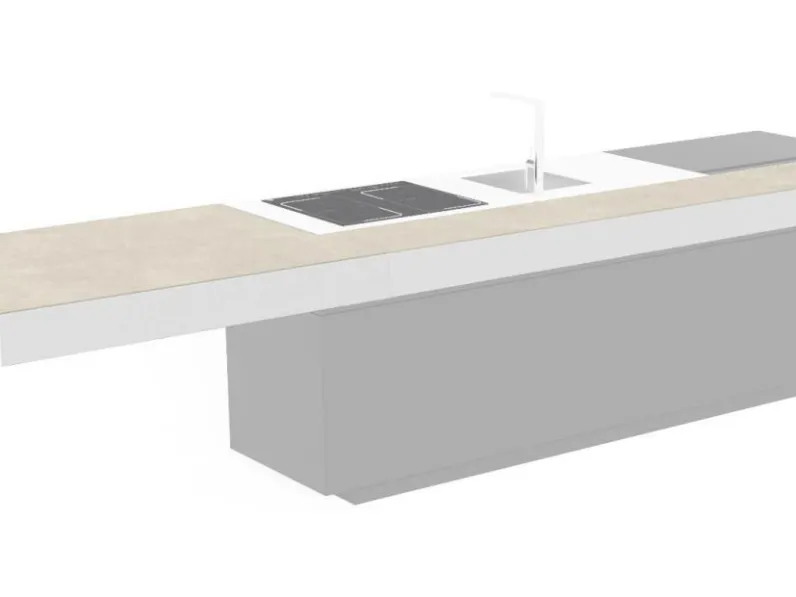 Arredo Giardino Talenti Tikal bianca penisola 3 moduli  con un ribasso esclusivo