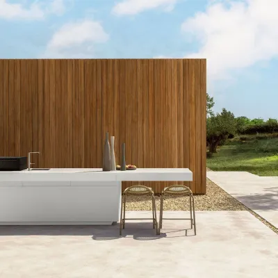 Arredo Giardino Talenti Tikal bianca penisola 3 moduli  con un ribasso esclusivo
