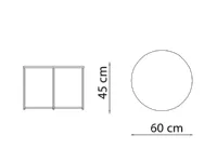 Tavolino daisy bronzo - vermobil Vermobil Arredo Giardino IN OFFERTA  
