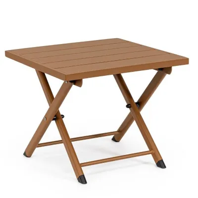 Tavolino taylor 44x43 cm pecan - bizzotto Bizzotto: Arredo Giardino a prezzo scontato