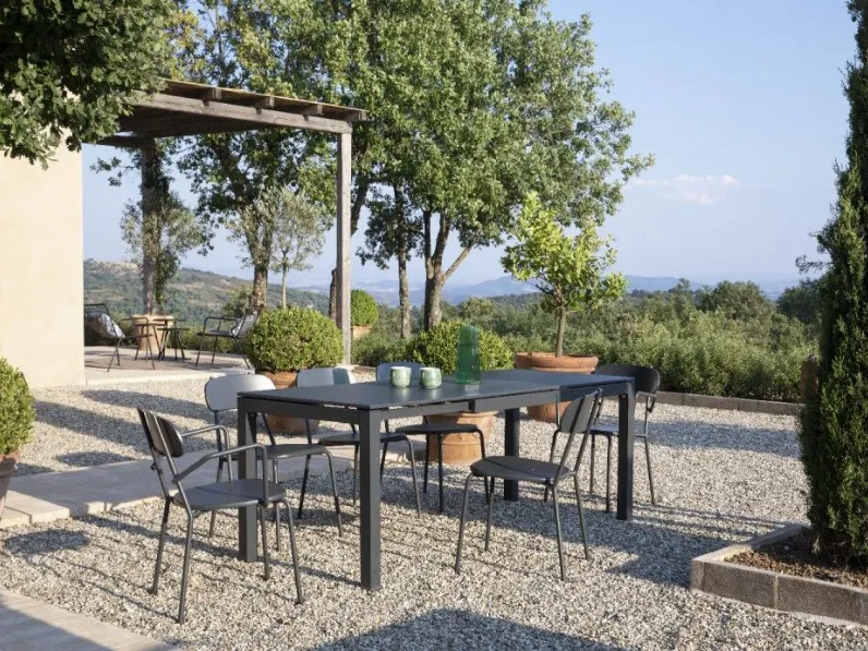 Vermobil Tavolo allungabile extia 140/200×80 grigio antico – vermobil: arredo giardino in offerta