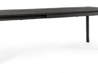 Tavolo allungabile konnor 160/240 antracite - bizzotto Bizzotto Arredo Giardino IN OFFERTA  