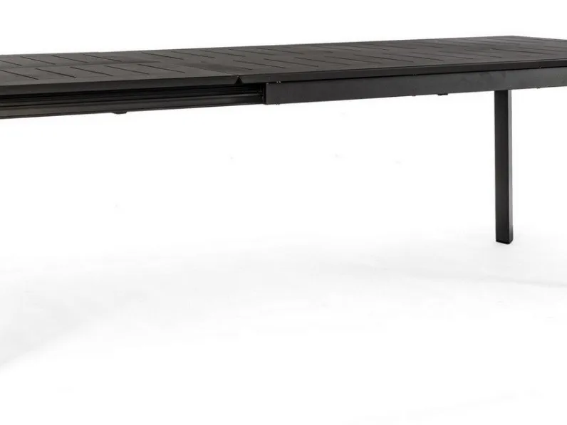 Tavolo allungabile konnor 160/240 antracite - bizzotto Bizzotto Arredo Giardino IN OFFERTA  
