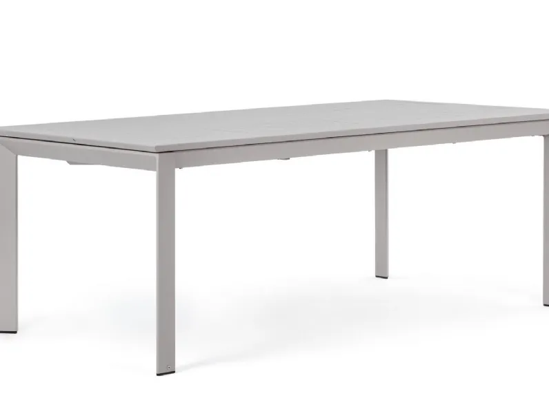 Mobile giardino Tavolo allungabile konnor 200/300 con 8 poltroncine konnor rastin di Bizzotto a prezzo ribassato
