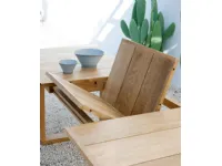 Arredo Giardino Tavolo allungabile luxury esterno vero teak made italy Md work OFFERTA OUTLET