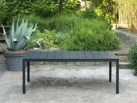 Arredo Giardino Nardi Tavolo allungabile rio 140/210 antracite con 6 poltroncine bora con un ribasso esclusivo