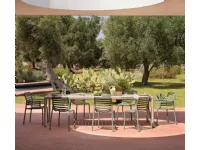 Arredo Giardino Nardi Tavolo allungabile tevere 210/275 corda con 8 poltroncine doga verde menta - nardi a prezzo scontato