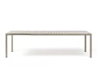 Arredo Giardino Nardi Tavolo allungabile tevere 210/275 corda con 8 poltroncine doga verde menta - nardi a prezzo scontato