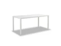 Arredo Giardino Vermobil Tavolo quatris 160x80 con 4 poltroncine alice bianco A PREZZI OUTLET