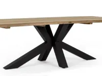 Arredo giardino Tavolo ramsey 240x100 in teak riciclato antracite con 8 poltroncine florencia- bizzotto Bizzotto a prezzo ribassato