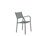 Mobile giardino Set tavolo allungabile valentino 220/320 grigio antico con 8 poltroncine alice di Vermobil a prezzo ribassato