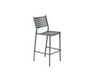 Arredo giardino Vermobil Tavolo alto quatris 70 x 70 grigio antico con 4 sagelli alti alice con un ribasso esclusivo