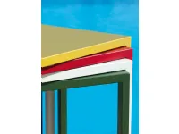 Arredo Giardino Vermobil Tavolo alto quatris 70 x 70 grigio antico con 4 sagelli alti alice a prezzo ribassato