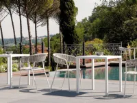 Tavolo quatris 80 x 80 bianco Vermobil a prezzo scontato Arredo Giardino