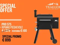 Barbecue Pro 575 pellet grill Traeger grills ad un prezzo davvero esclusivo