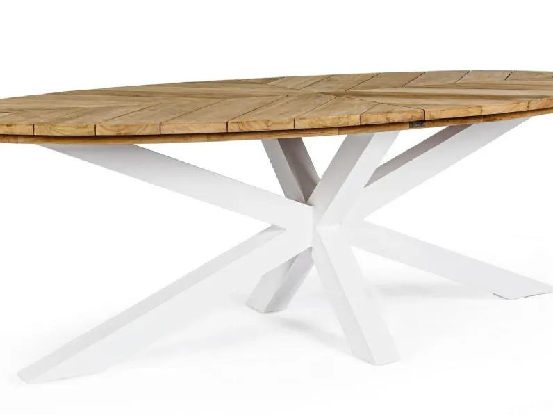 Arredo giardino Bizzotto Tavolo palmdale bianco 240�110 bizzotto con un ribasso esclusivo