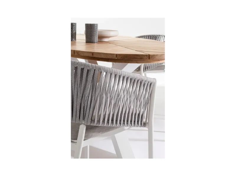 Mobile giardino Tavolo palmdale bianco 240×110 bizzotto di Bizzotto a prezzi convenienti