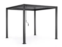 Scopri Pergola Ocean 3x3 Antracite Bizzotto: Arredo Giardino a prezzo scontato!