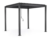 Scopri Pergola Ocean 3x3 Antracite Bizzotto: Arredo Giardino a prezzo scontato!