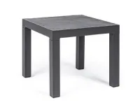 Mobile giardino Set 2 poltrone kledi antracite con tavolino  di Bizzotto a prezzi convenienti