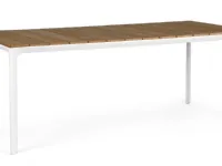 Tavolo gillis 200x90 bianco Bizzotto a prezzo scontato Arredo Giardino